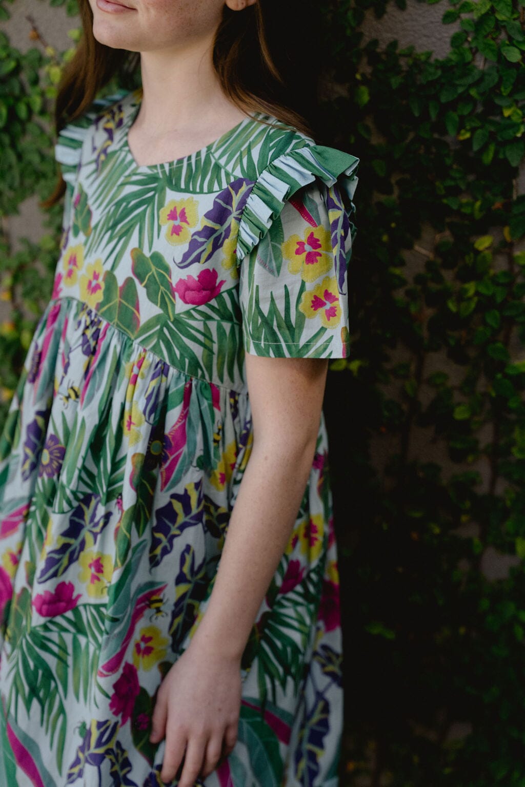 Girls Lotus Dress | Waterspout