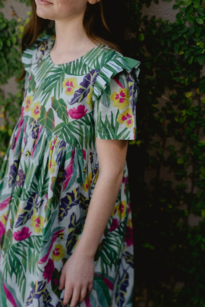 Briton Court | Girls Lotus Dress | Waterspout
