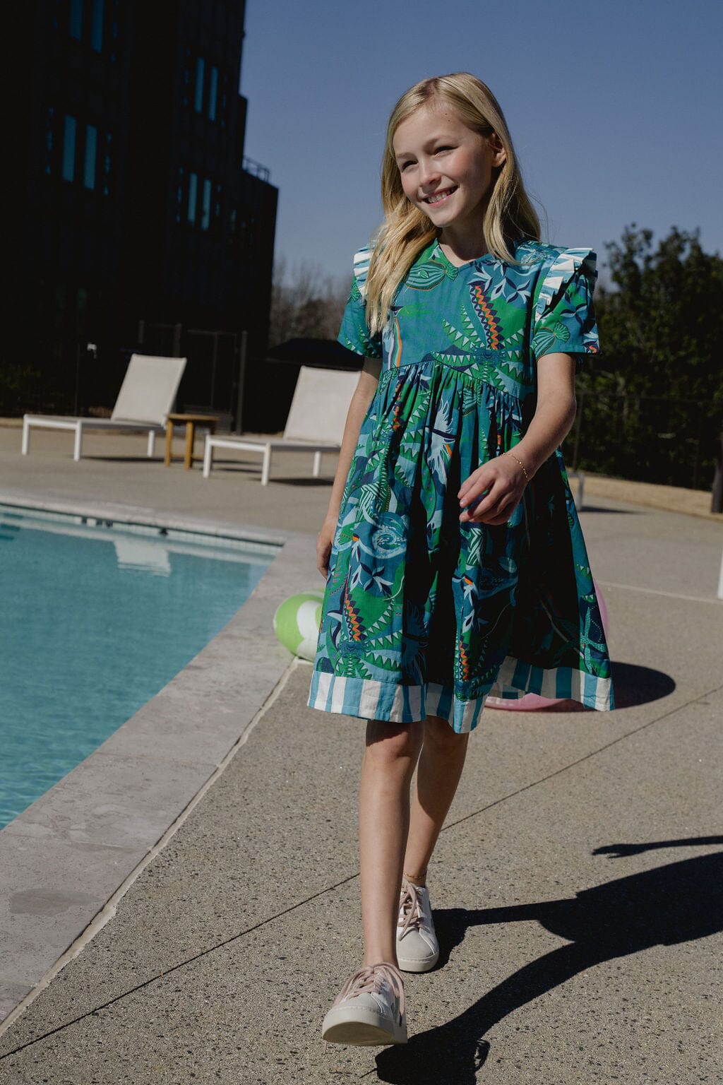 Briton Court | Girls Lotus Dress