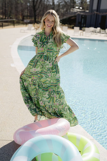 Briton Court | Frenchi Maxi | Summer Green