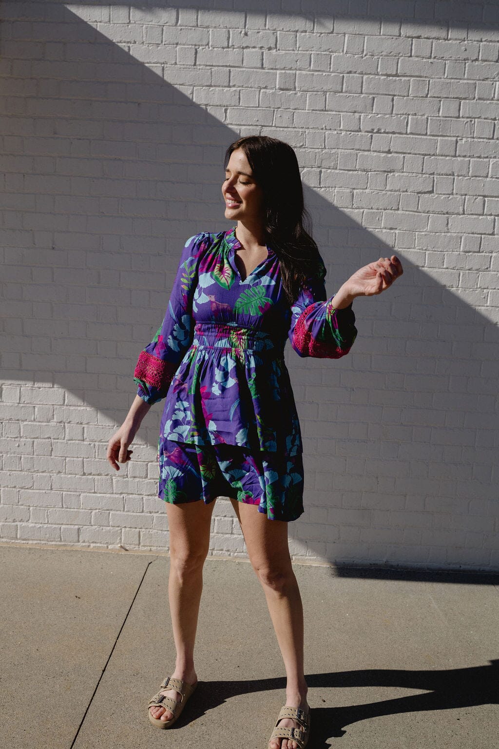 Briton Court | Natali Mini Dress | Violet Seas