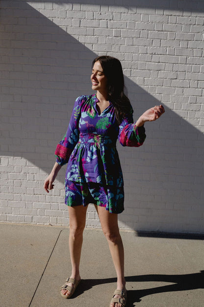 Briton Court | Natali Mini Dress | Violet Seas