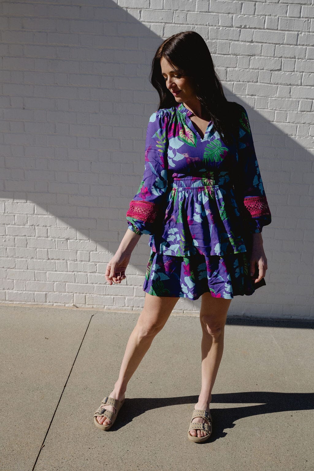 Briton Court | Natali Mini Dress | Violet Seas