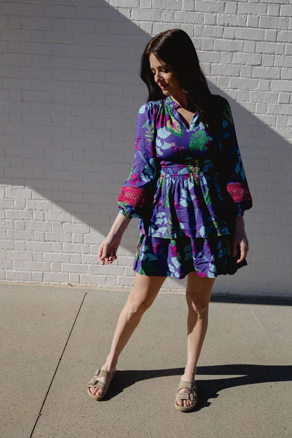 Briton Court | Natali Mini Dress | Violet Seas