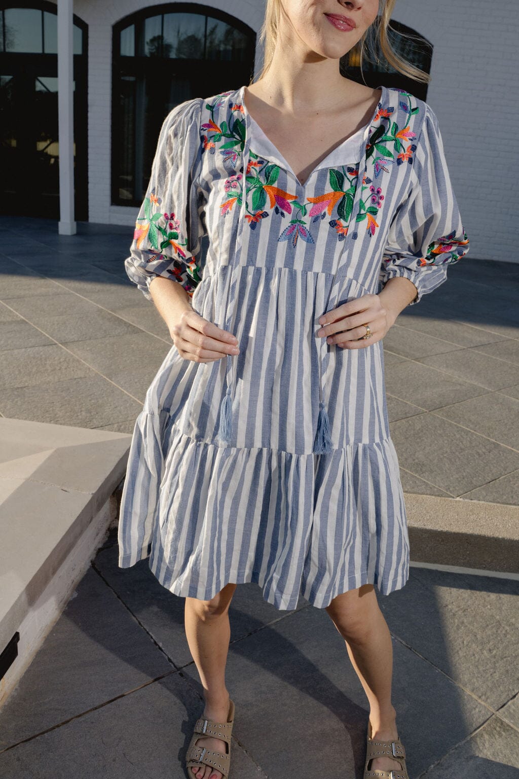 Briton Court | Paula Mini Dress | Striped