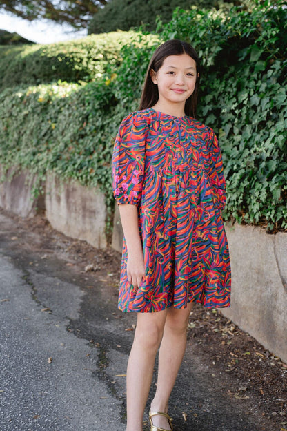 Briton Court | Girls Eva Dress - Rainbow