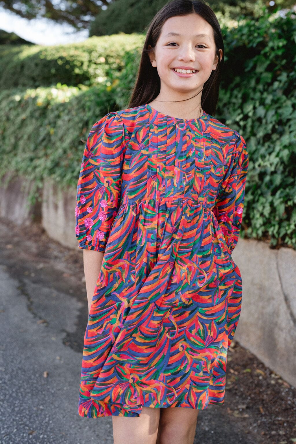 Briton Court | Girls Eva Dress - Rainbow