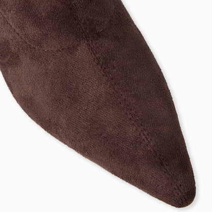 Brown shoe sole on a white background