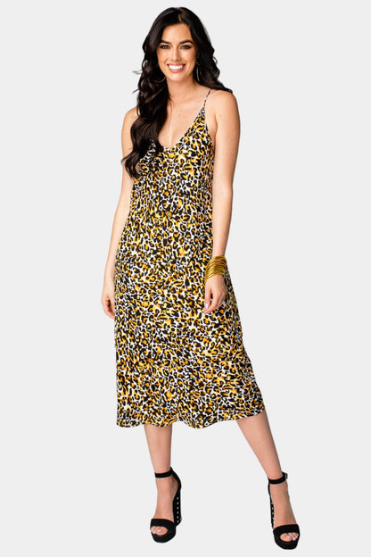 Tiff Midi Slip Dress - Alleycat