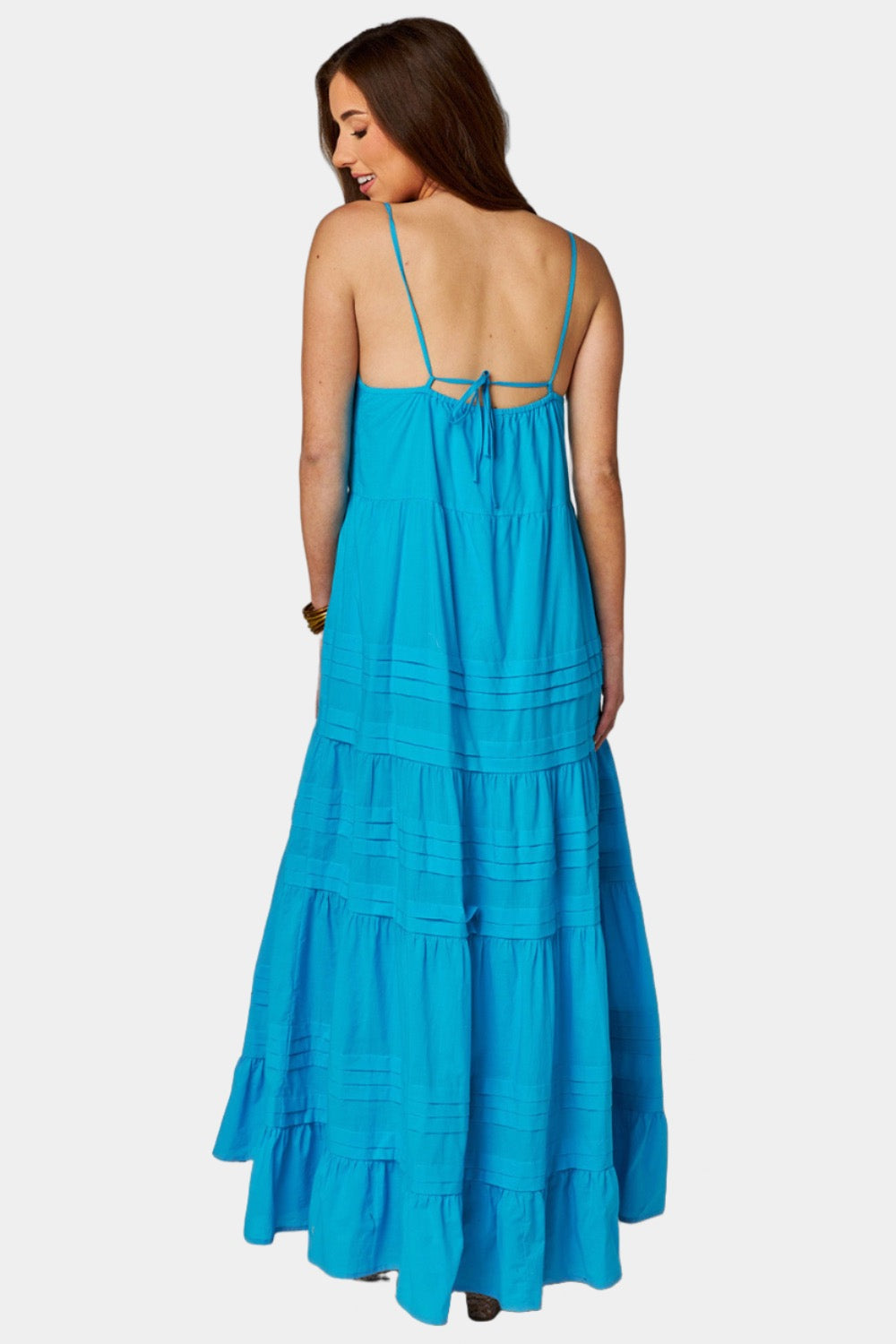 Jaxon Tiered Maxi Dress - Ocean