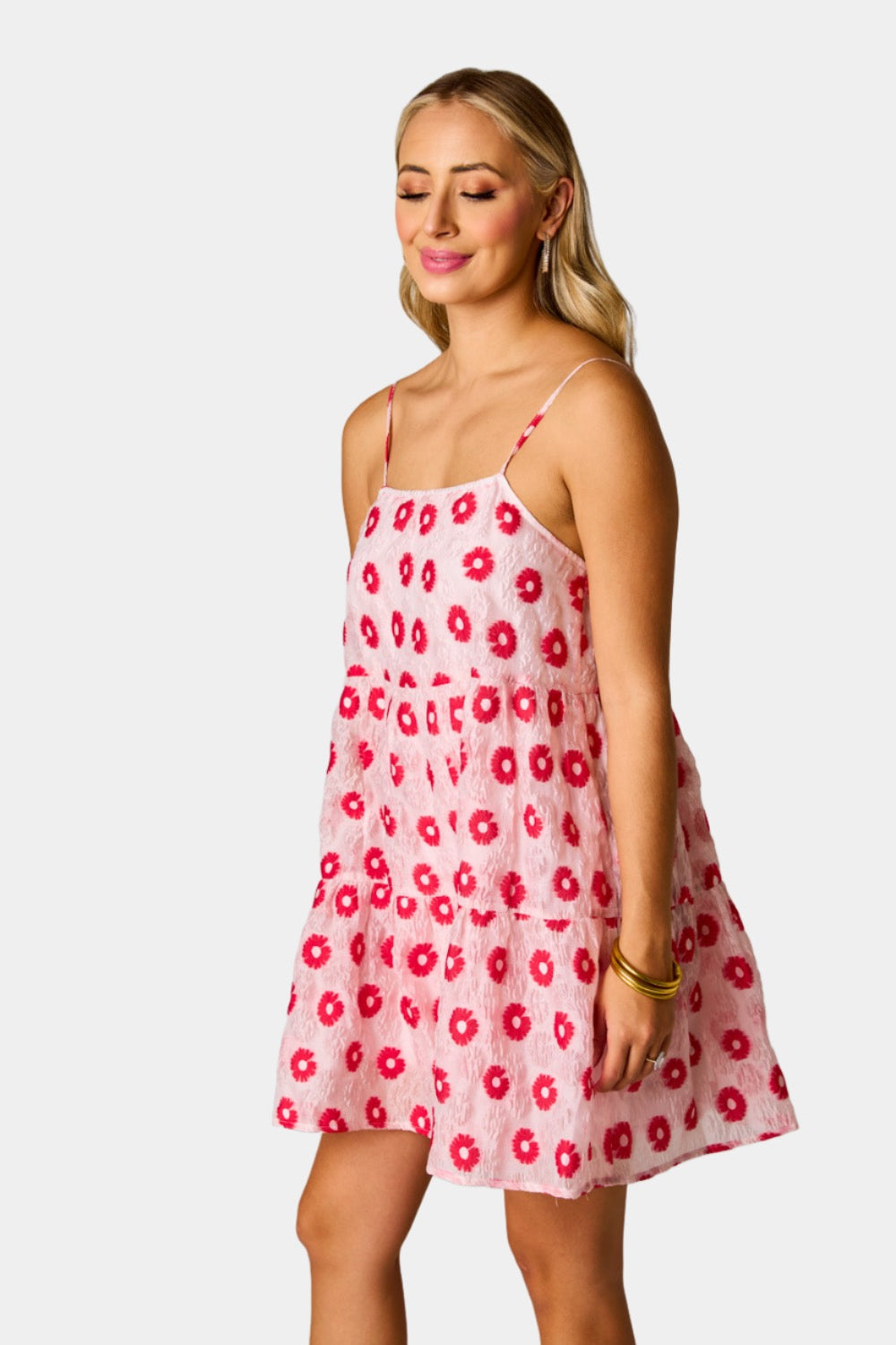 Corky Short Dress - Cherry Delight