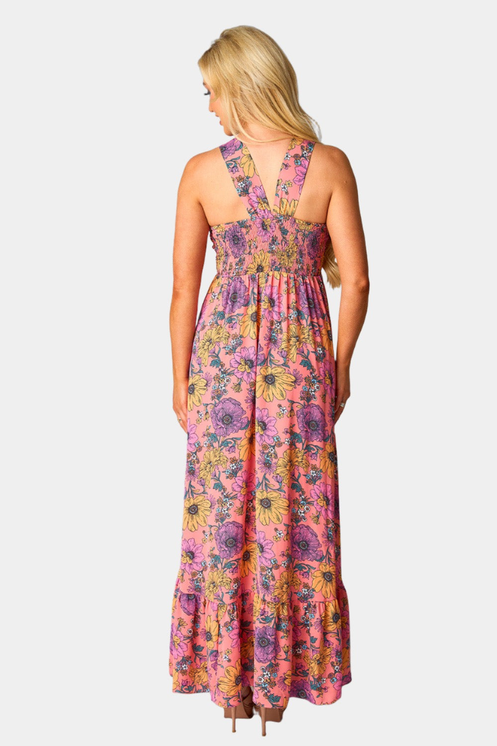 Charlotte Halter Maxi Dress - Nectar