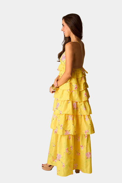 Callie Tiered Maxi Dress - Songbird