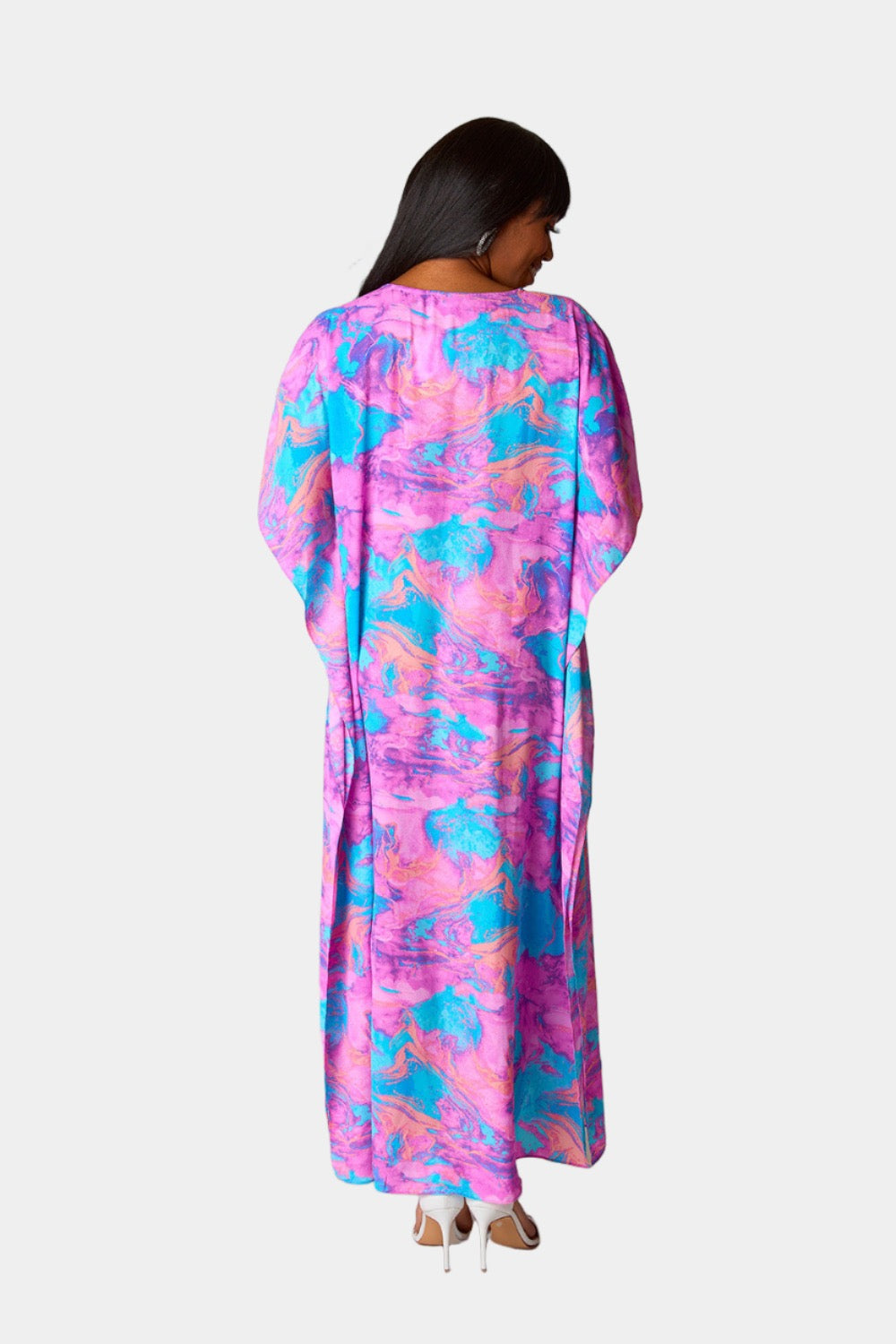 Tortolla Caftan Maxi Dress - Electro Pop