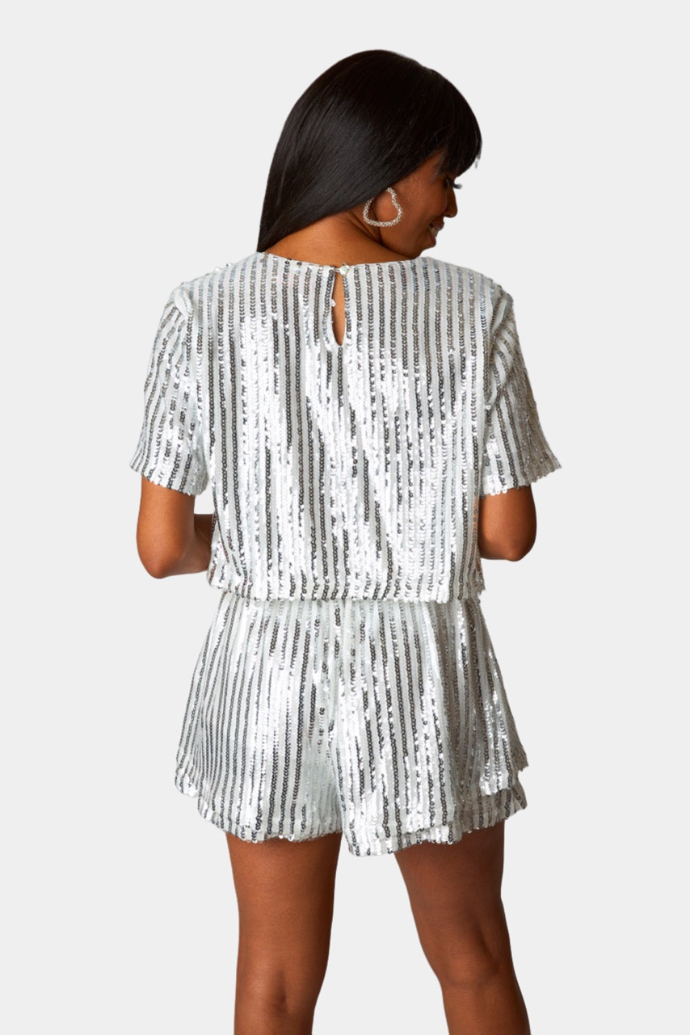 Laura Sequin Set - White