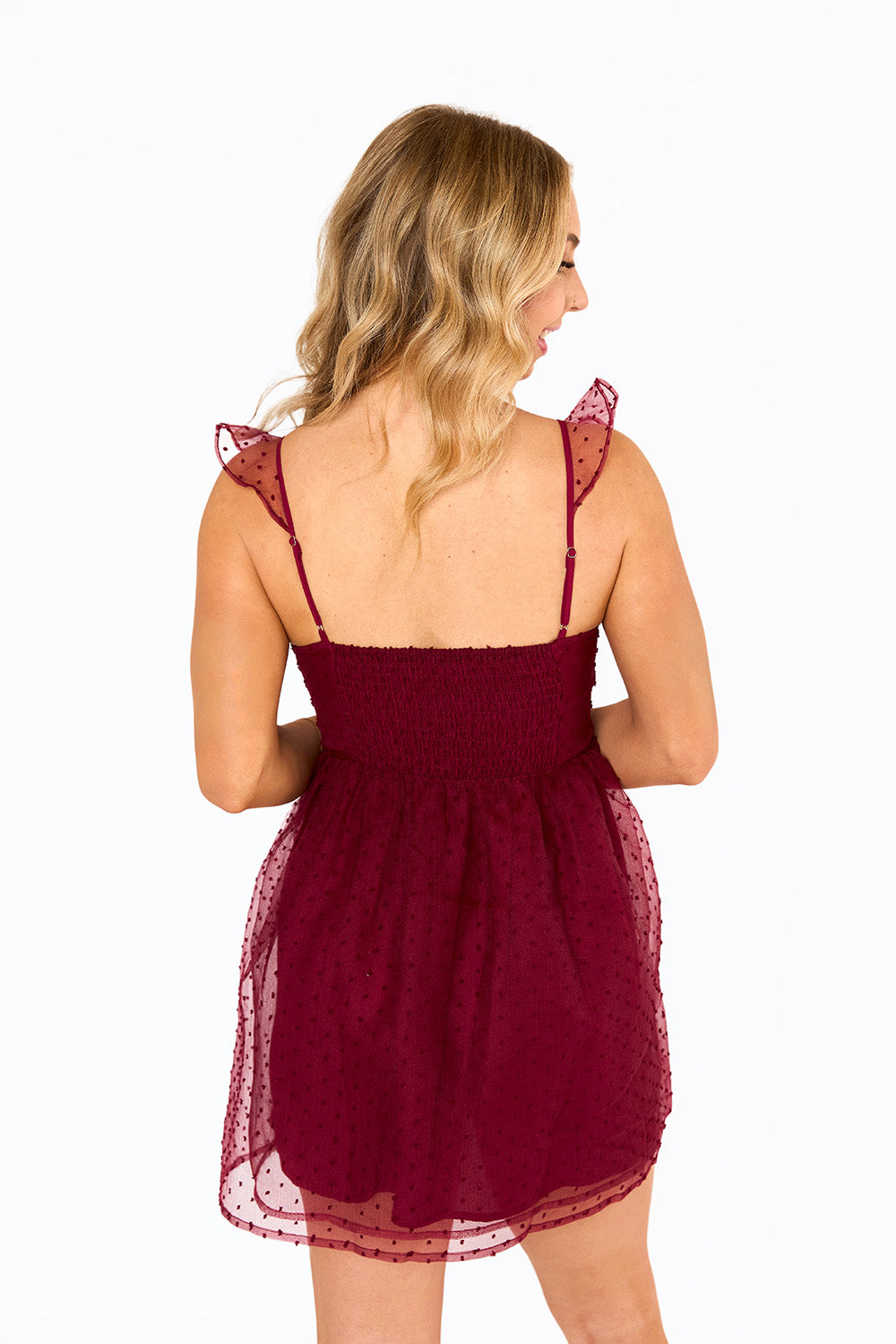 Vixen Bustier Mini Dress - Wine