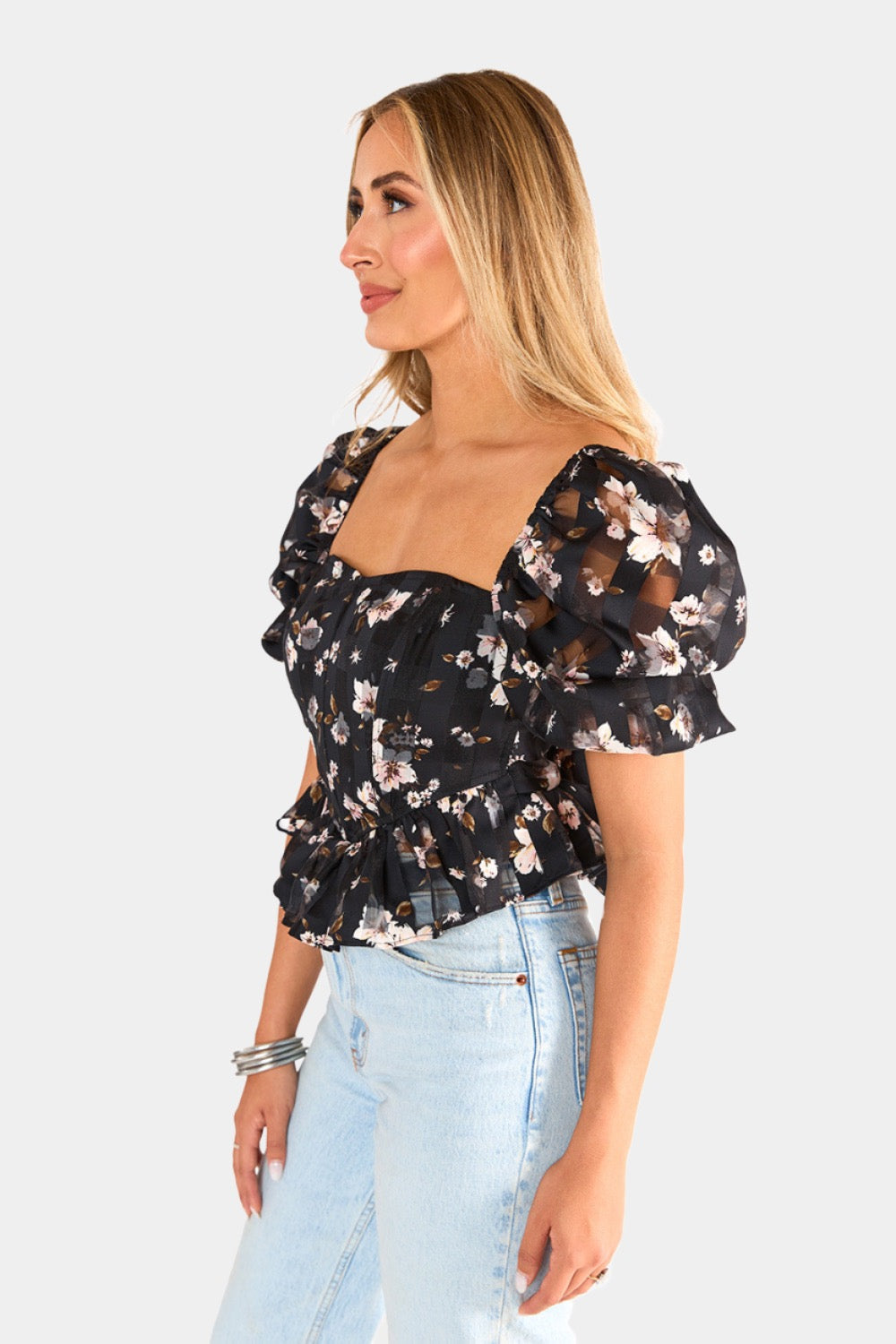 Chloe Bustier Top - Flower Basket