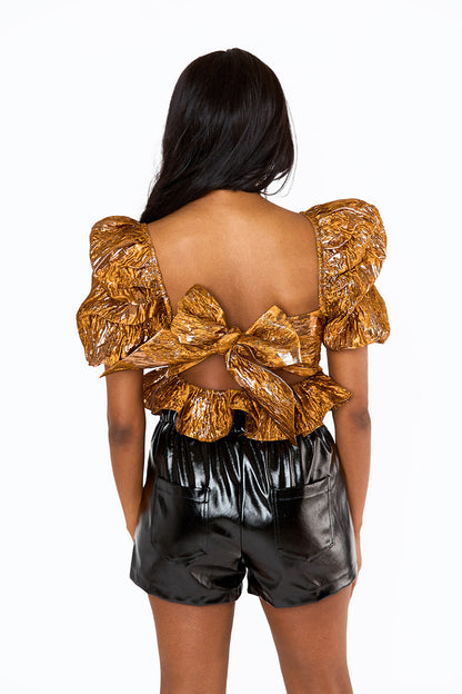 Chloe Bustier Top - Bronze