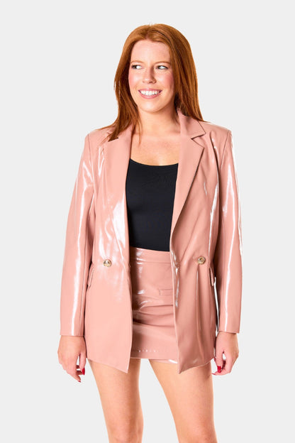 Avery Oversized Blazer - Mauve