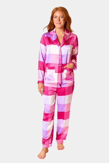 Ripley Pajama Set - Pink Plaid