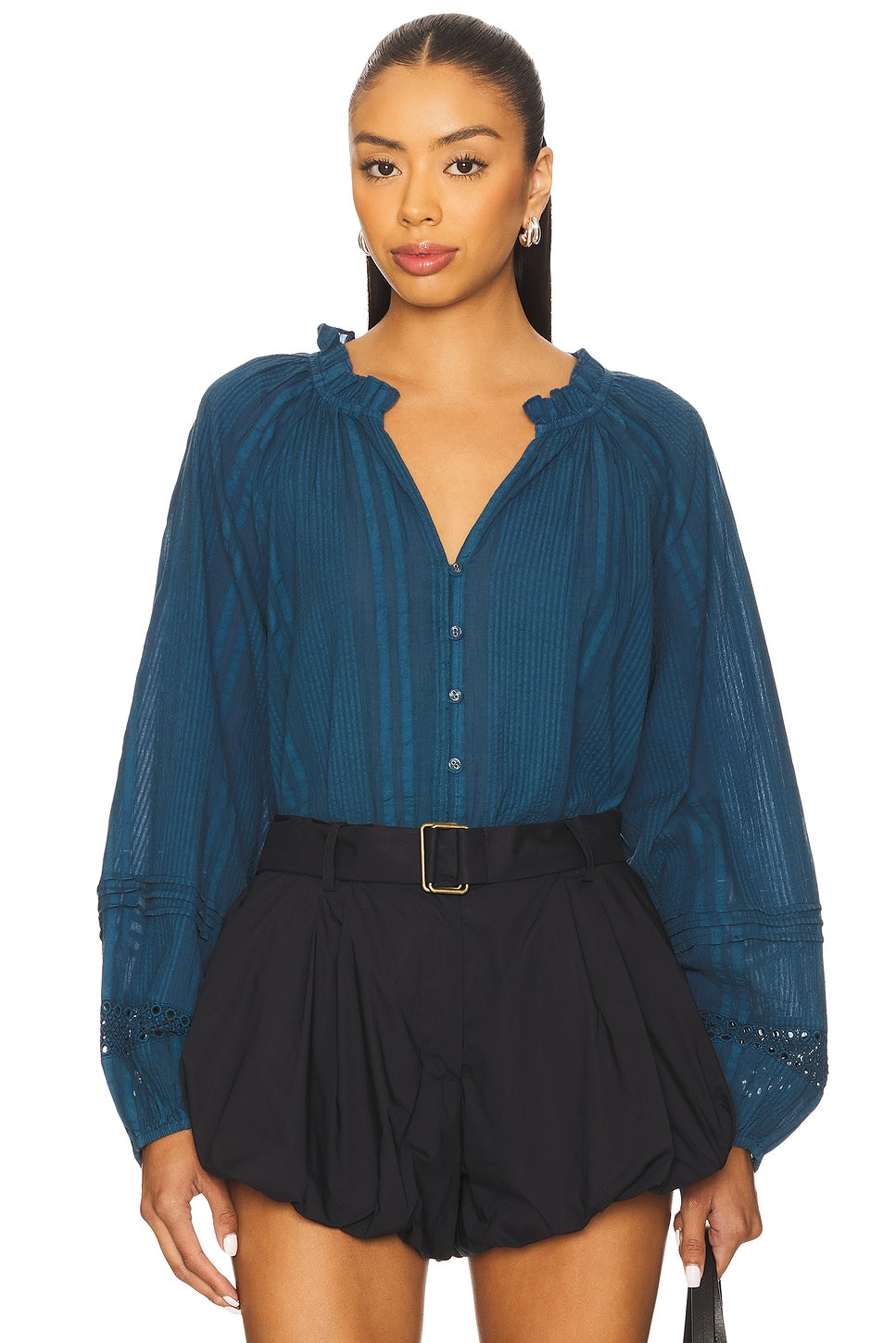 Cleobella | Alicia Blouse - Majorca Blue