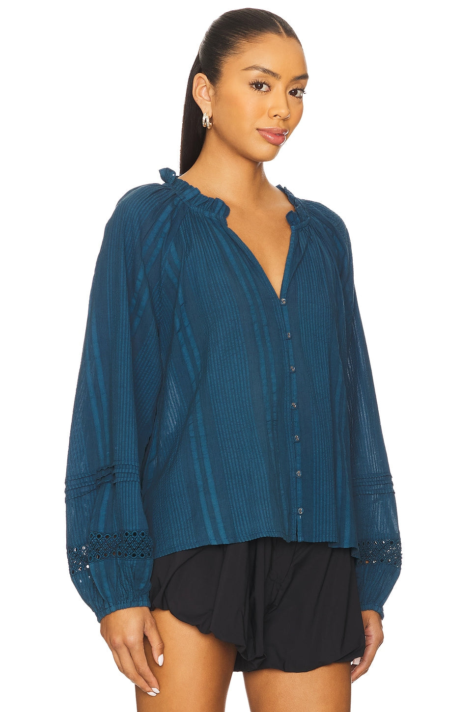 Cleobella | Alicia Blouse - Majorca Blue