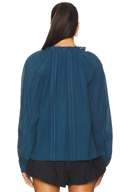 Cleobella | Alicia Blouse - Majorca Blue