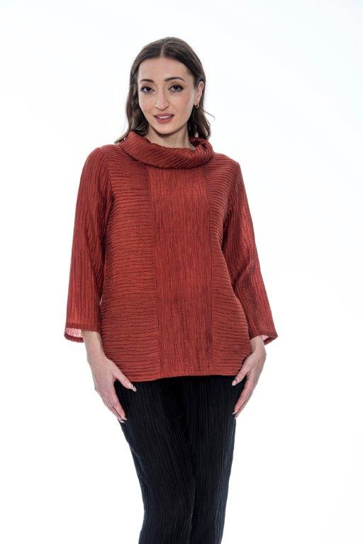 Too Fan | Cowl Neck Top | Too Fan | Cloister Collection Designer Fashion