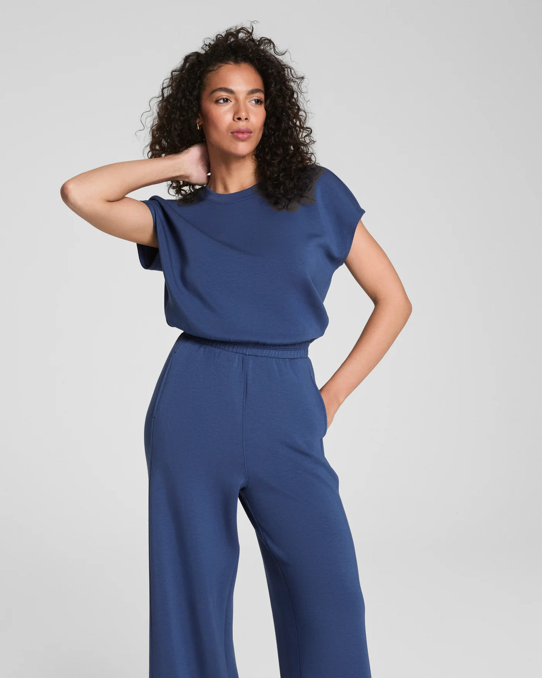 Spanx | Cap Sleeve Cinched Jumpsuit