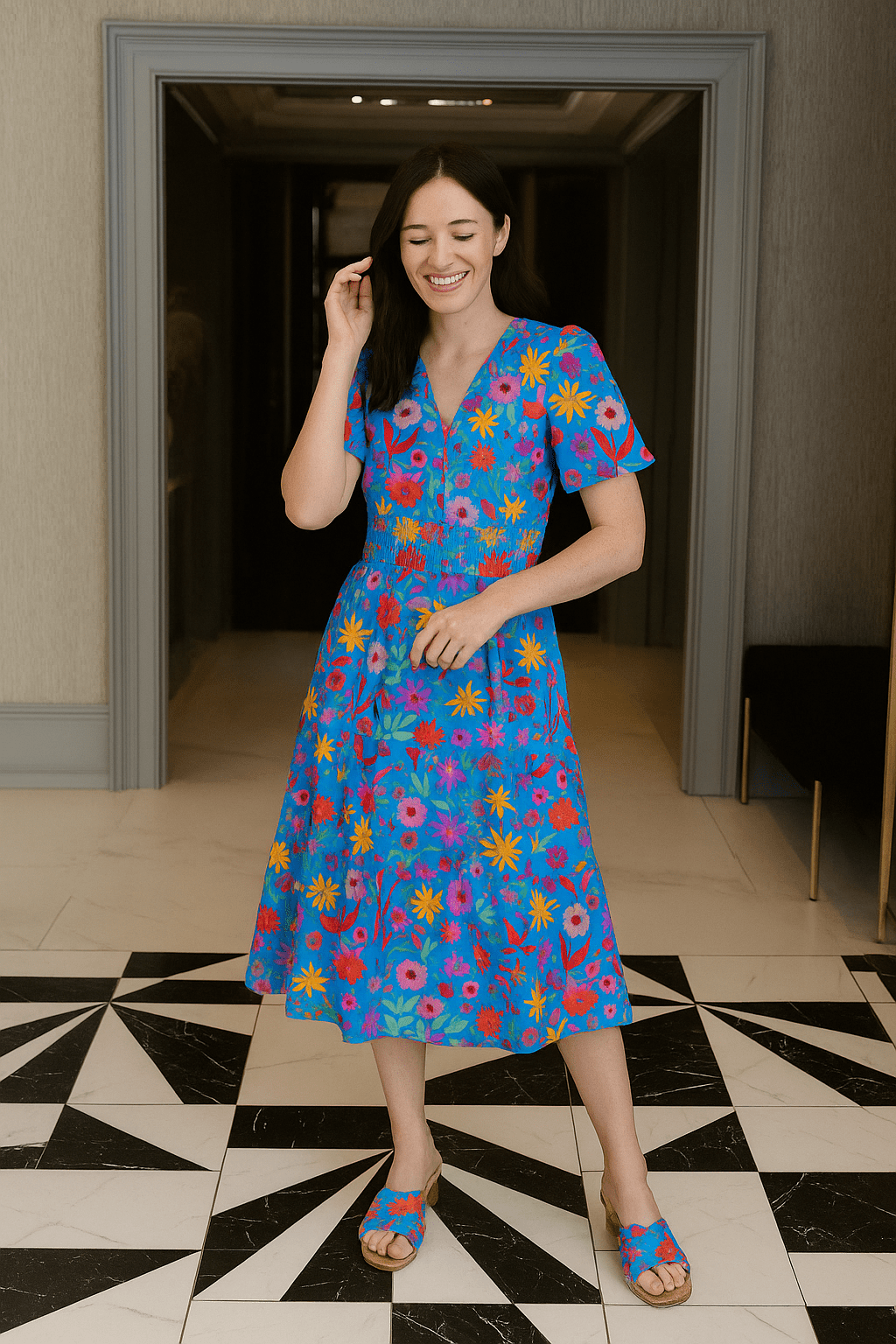 Briton Court | Tiered Willow Dress