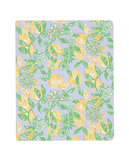 Lilly Pulitzer | Concealed Spiral Mini Notebook - Make Lemonade