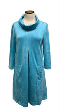 Load image into Gallery viewer, Cloister Collection | Cowl Neck Dress Blue
