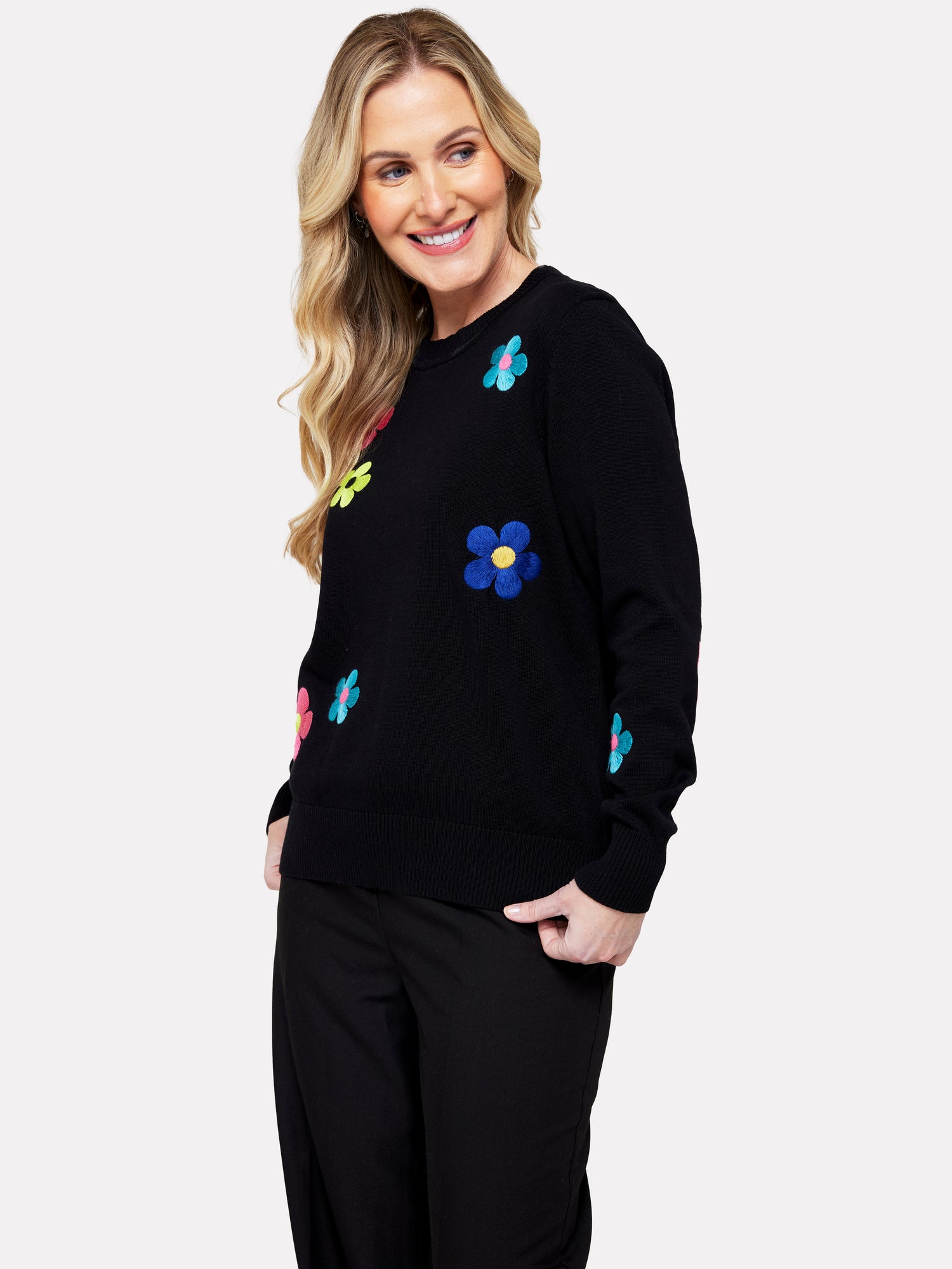 Edinbourgh Knit | Flower Sweater