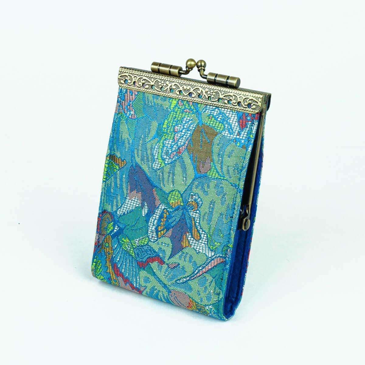 Floral Brocade Card Holder