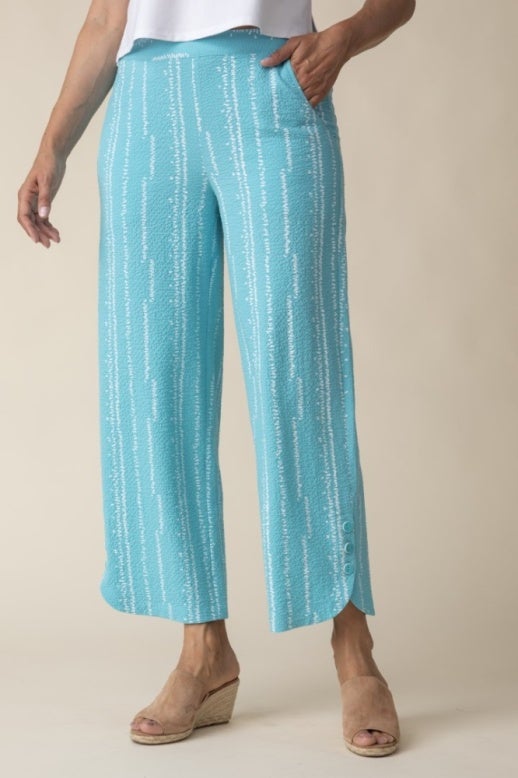 Habitat | Crinkle Crepe Tulip Hem Crop Pant