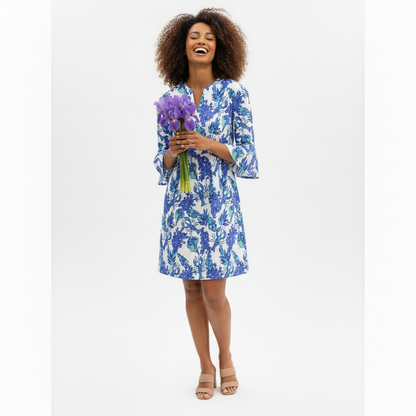 Greenwich Tunic Dress in Beyond The Sea Purple