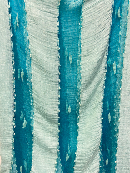 Blue Pacific | Handwoven Poncho