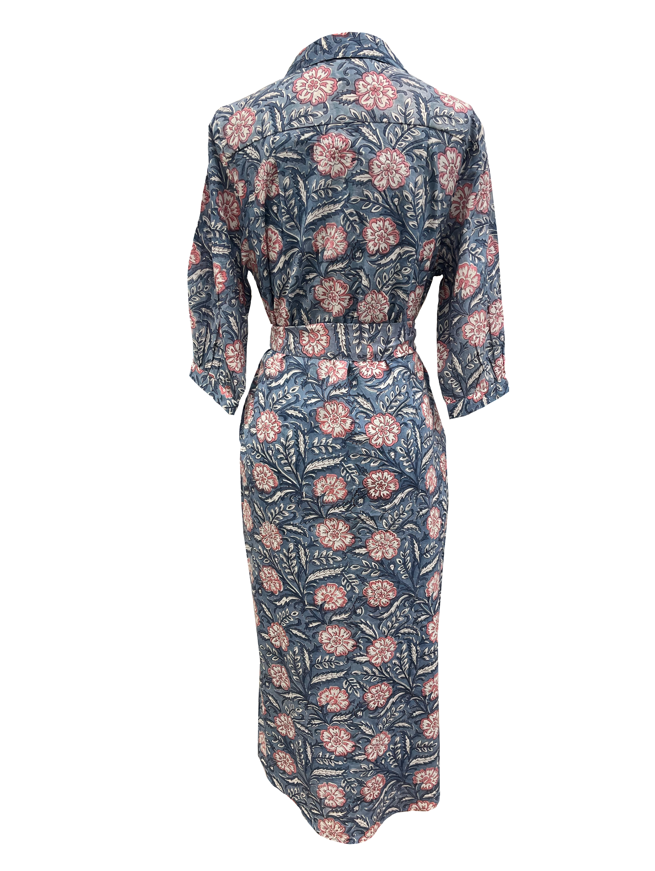 Rosey Maxi Dress - Blue Pink