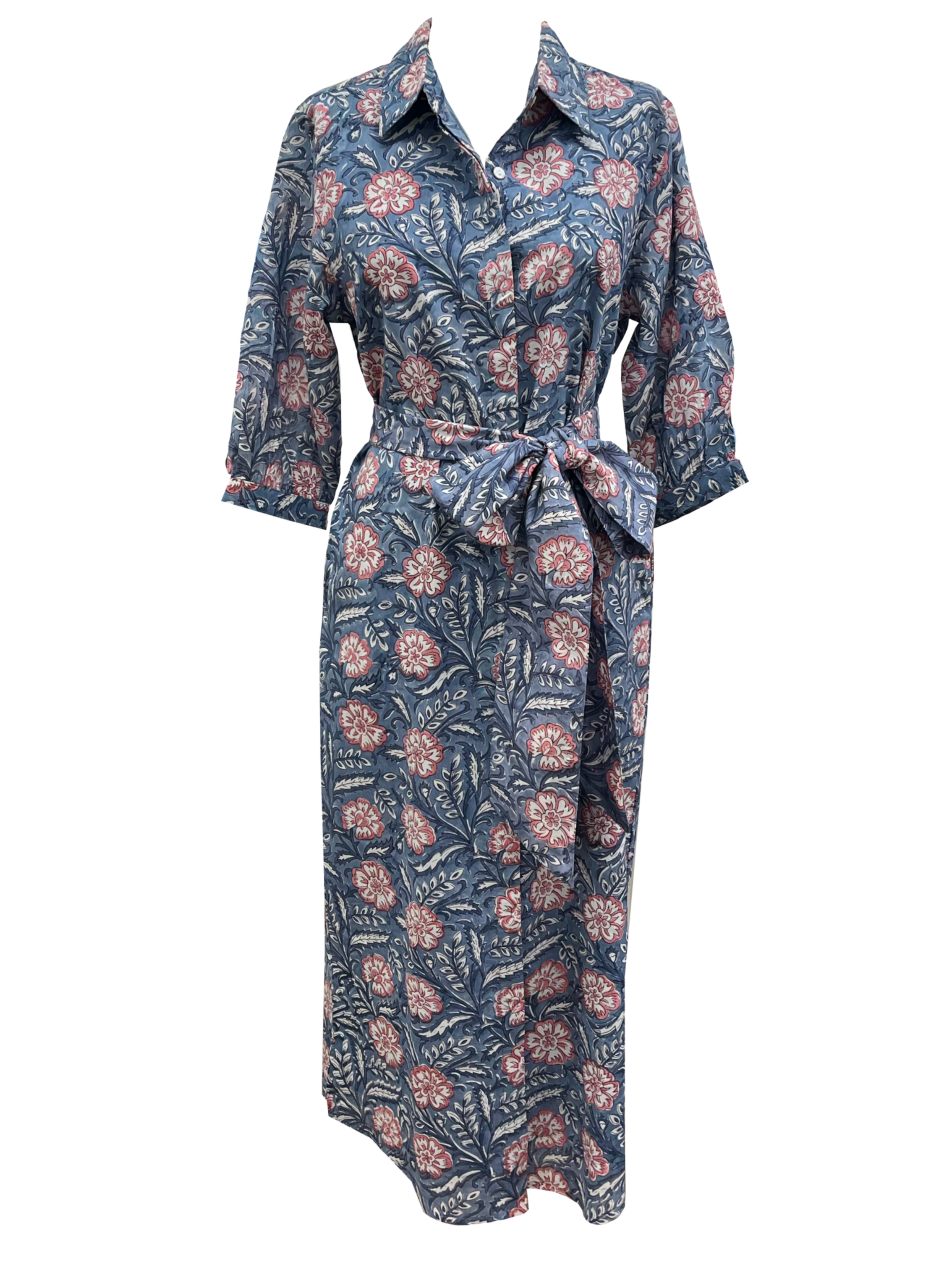 Rosey Maxi Dress - Blue Pink