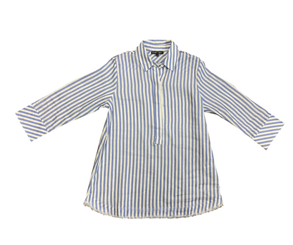 Boho Chic | Blue Stripe Top