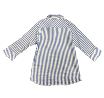 Boho Chic | Blue Stripe Top