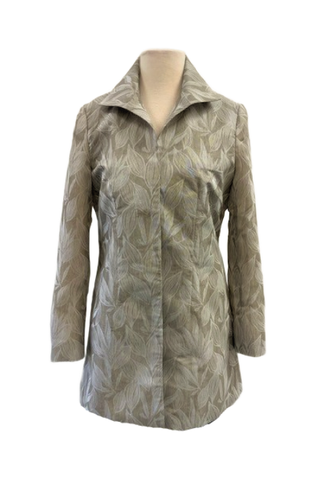 Taupe Light Floral