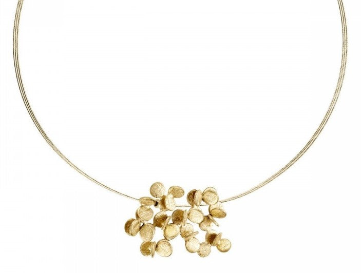 Joidart | Fluttering Gold Disc Necklace