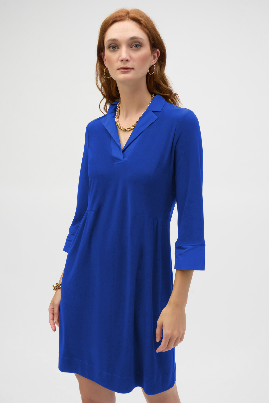 Joseph Ribkoff | Knee-length Shift Dress - Royal Sapphire