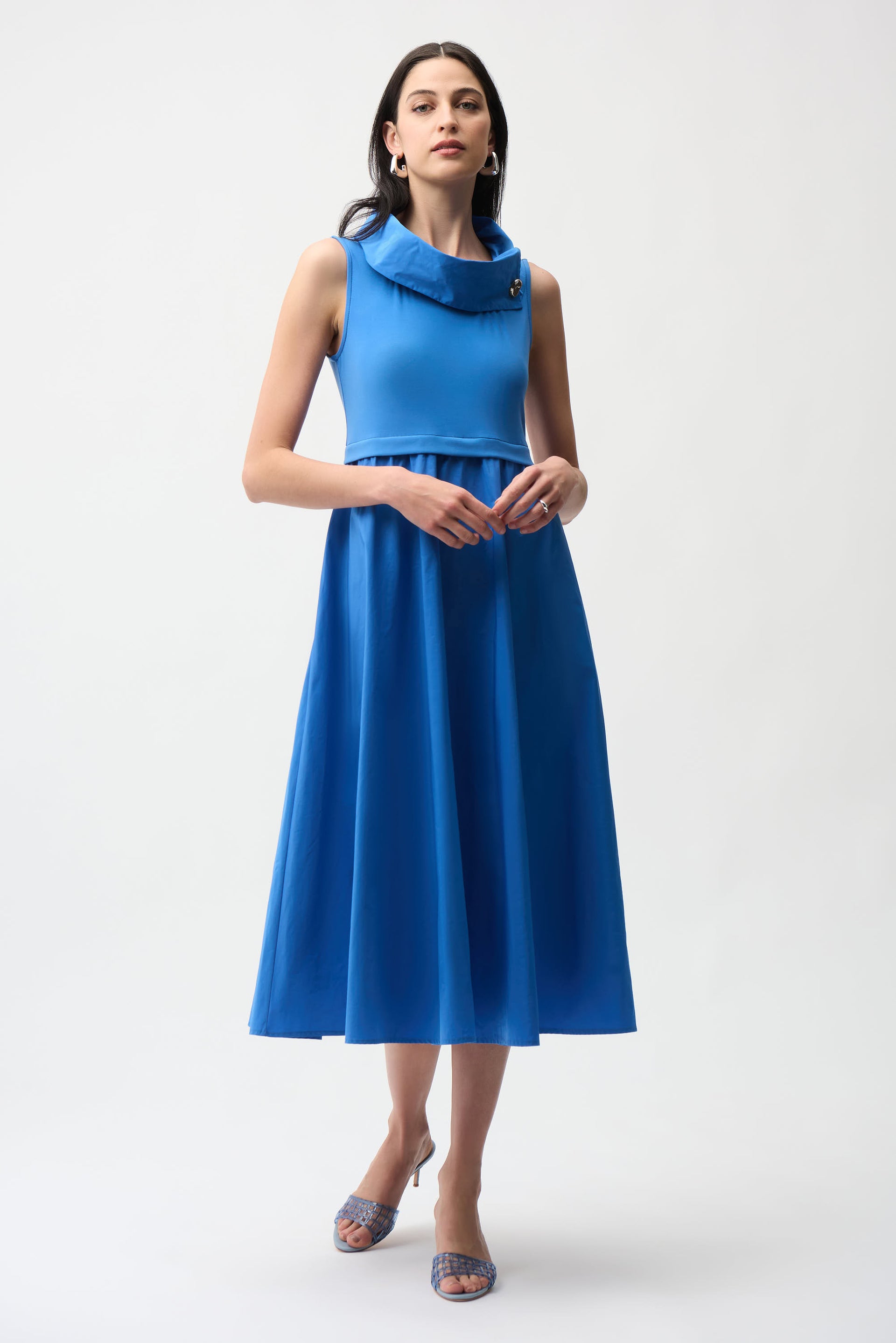 fit and flare dress with collar The Cutest Dress Youve Ever Seen in Vitameeta Pink, Size XL