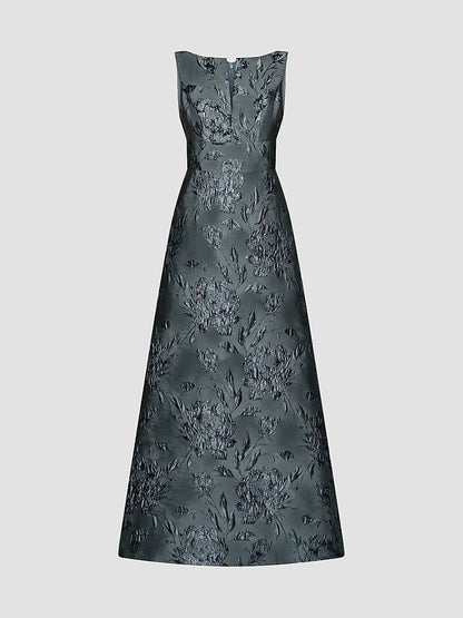 Kay Unger Guilietta Gown - 55115200 Slate Blue 