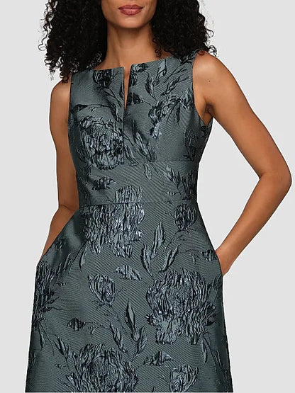 Kay Unger Guilietta Gown - 55115200 Slate Blue 
