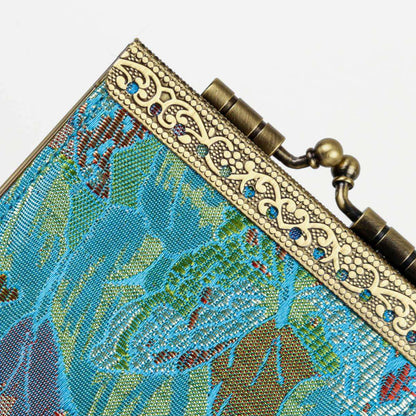 Floral Brocade Card Holder