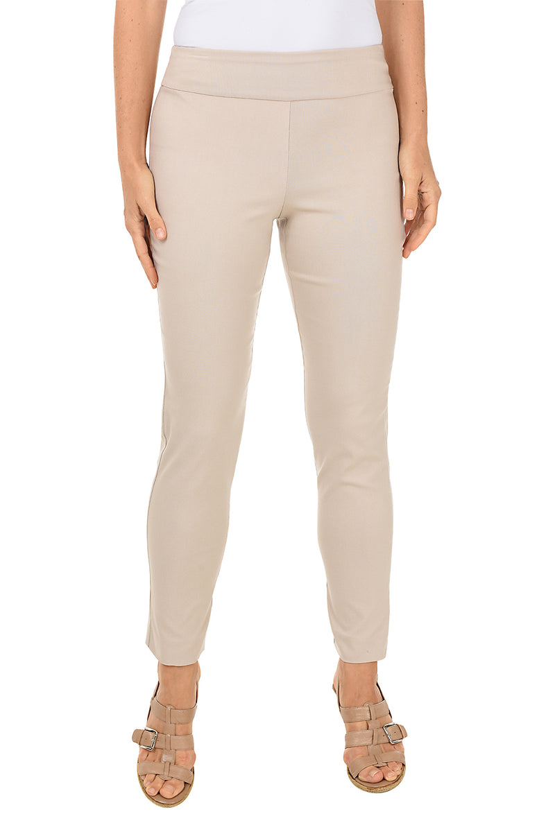 Krazy Larry Pull on Pant - Stone