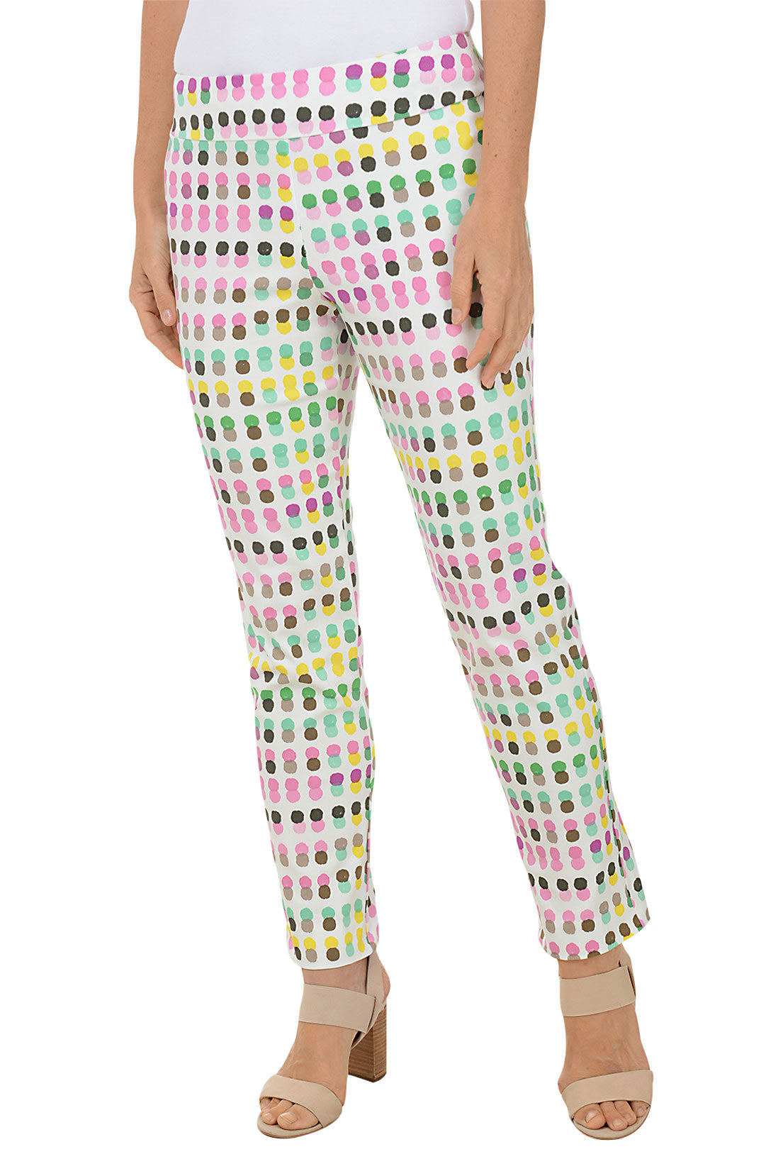 Krazy Larry | Dots Print Pant - Multi